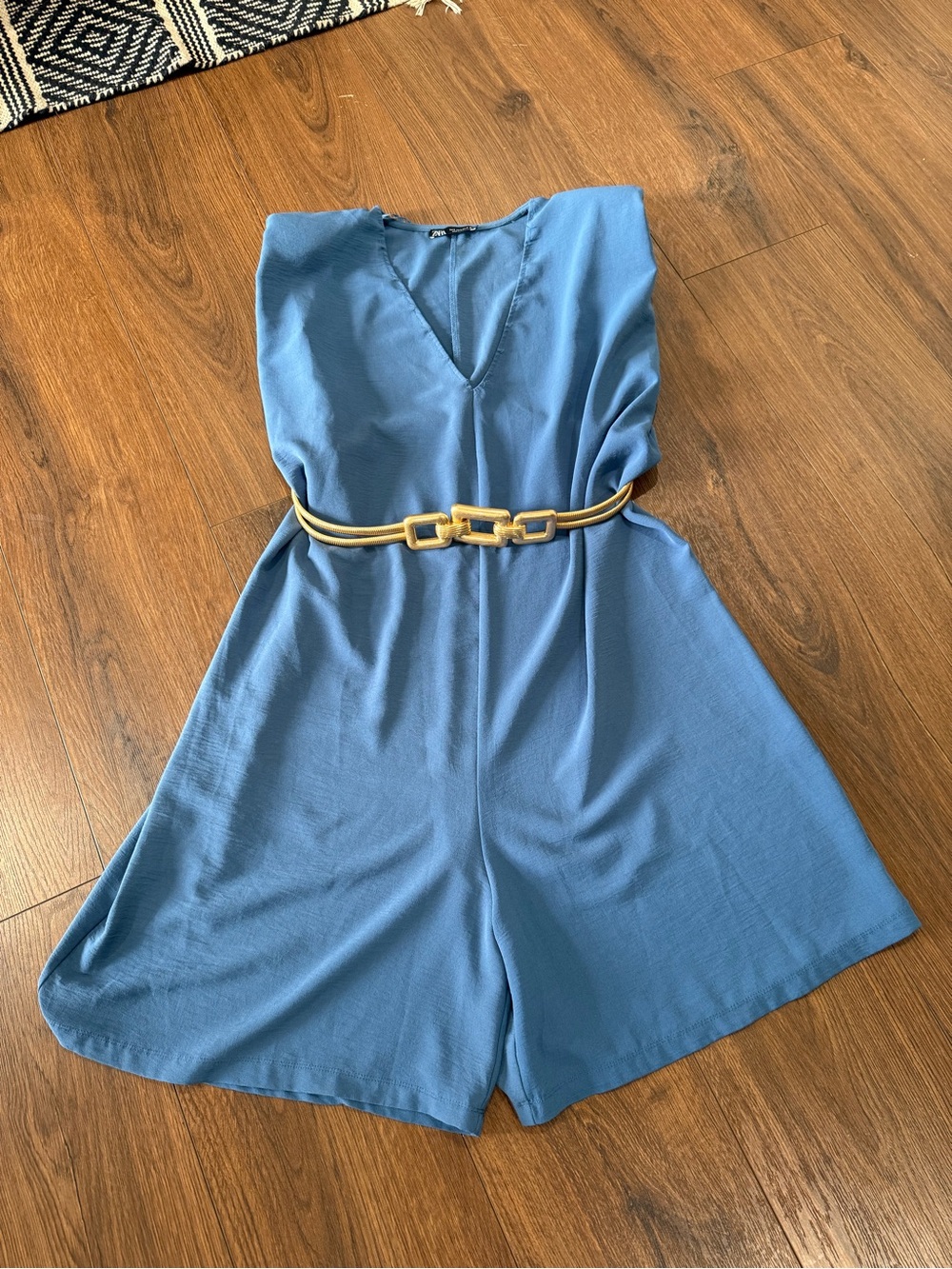 Zara Slate Blue Romper